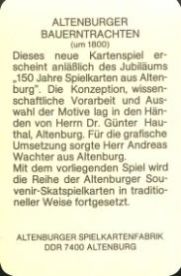 09945 Altenburger Bauerntrachten Textkarte