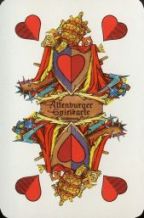 10000 Neue Altenburger Spielkarte II RS Werdau Herz Daus