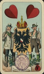 13254 Deutsche Schutzenkarte Herz As NS