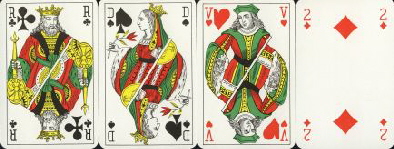 09956 Belgisch Genuesisches Bild Bridge Poker Nr 101