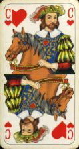 11355 Enzyklopadisches RS Villeroy Berliner Spielkarten Herz Reiter