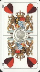 13283 Deutsche Kriegs-Spielkarte - ND Herz Daus